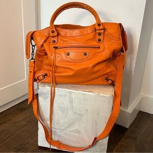 Balenciaga City Bag Large Orange
